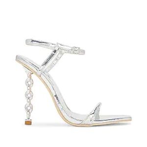 NWT superdown Rikki Heel in Silver